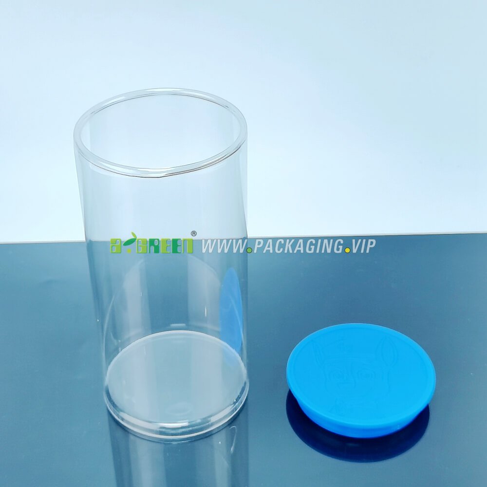 clear plastic tubes with caps45