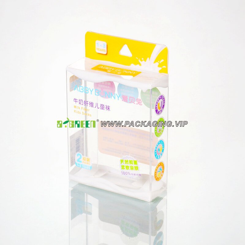 clear PET plastic packaging box