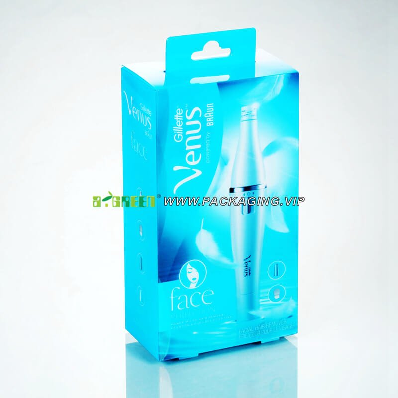 plastic PVC folding boxes are used for cosmetic equipment