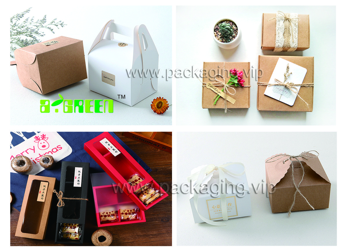 Kraft paper candy boxes
