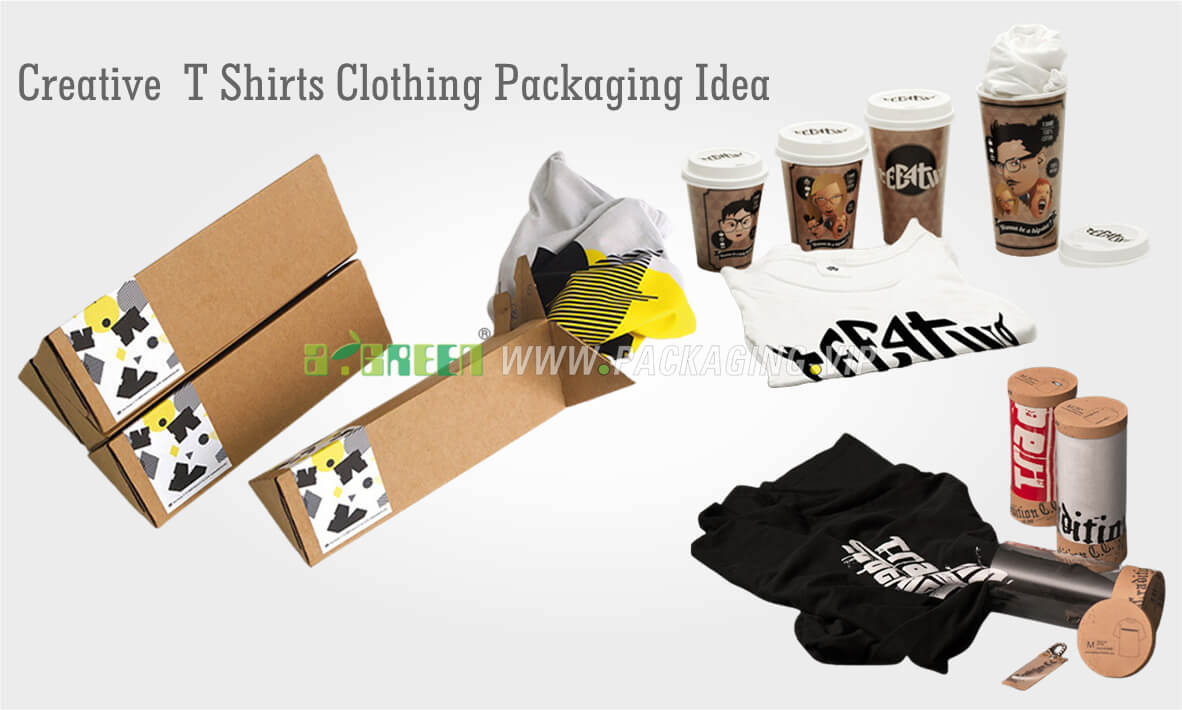 Creative T Shirts Clothing Packaging Idea - One-stop printing and packaging custom