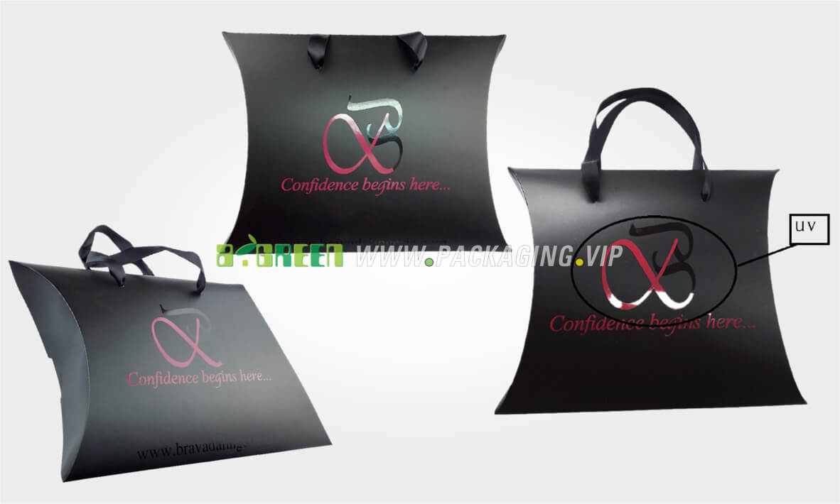 Pillow boxes T Shirts Clothing Packaging2 - One-stop printing and packaging custom
